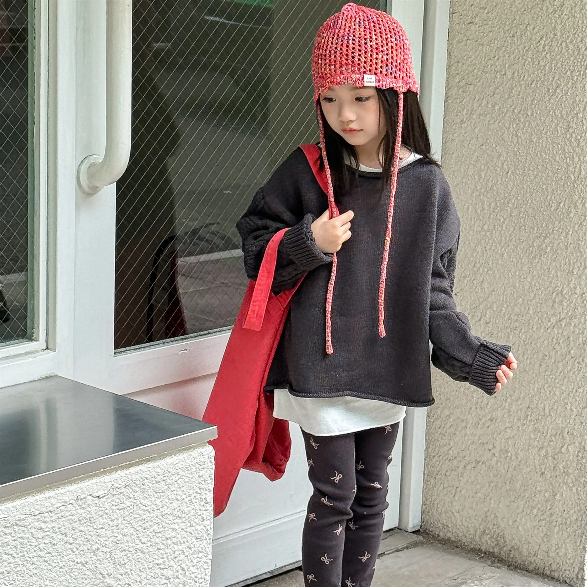 2025 Autumn New Children Long Sleeve Knit Sweater Solid Baby Pullover Girls Loose Sweater Kids Knitted Tops Toddler Clothes 1 S67a655c4e28a4a0bb57601de2a76e69ac