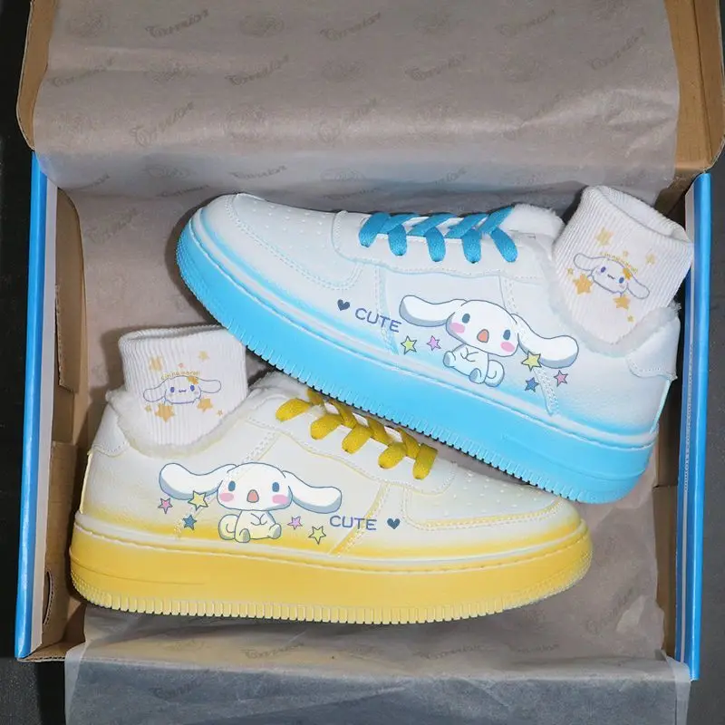 2022 Cinnamoroll Casual Shoes Kawaii Sanrio Cartoon Plush Student Sneakers Cute Girls Winter Flat Shoes Girlfriend Gift
2022 Cinnamoroll Casual Shoes Kawaii Sanrio Cartoon Plush Student Sneakers Cute Girls Winter Flat Shoes Girlfriend Gift