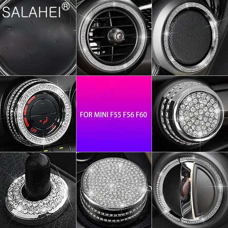 Car Steering Wheel Multimedia Knob Air Outlet Diamond Interior Stickers For BMW Mini Cooper/Clubman F55/F56/F60 Auto Accessories
Car Steering Wheel Multimedia Knob Air Outlet Diamond Interior Stickers For BMW Mini Cooper/Clubman F55/F56/F60 Auto Accessories