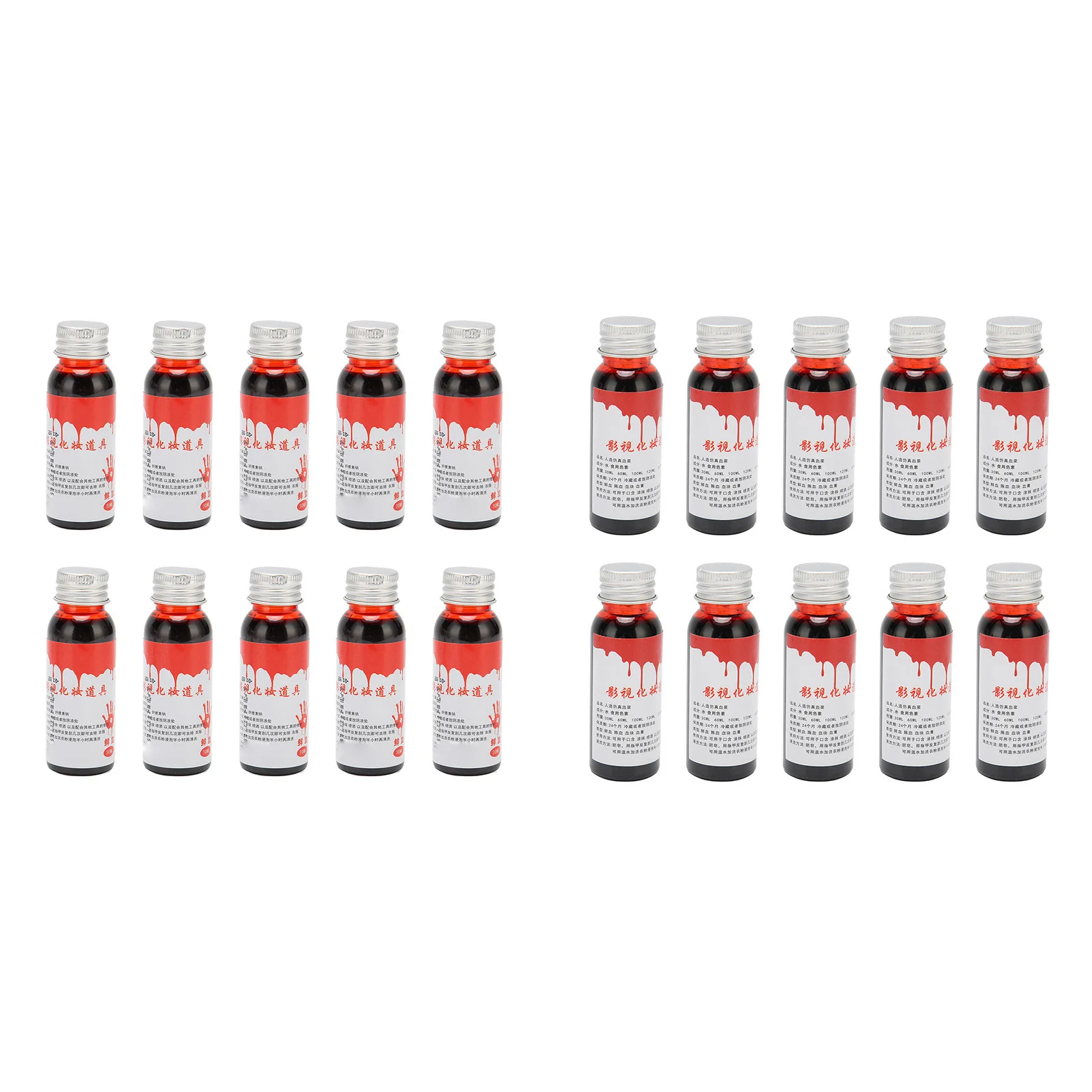 Fake Blood Low Irritation Cosplay Blood Lifelike Effects High Safety 10 Bottles Washable 30ml Per Bottle for Festival
Fake Blood Low Irritation Cosplay Blood Lifelike Effects High Safety 10 Bottles Washable 30ml Per Bottle for Festival