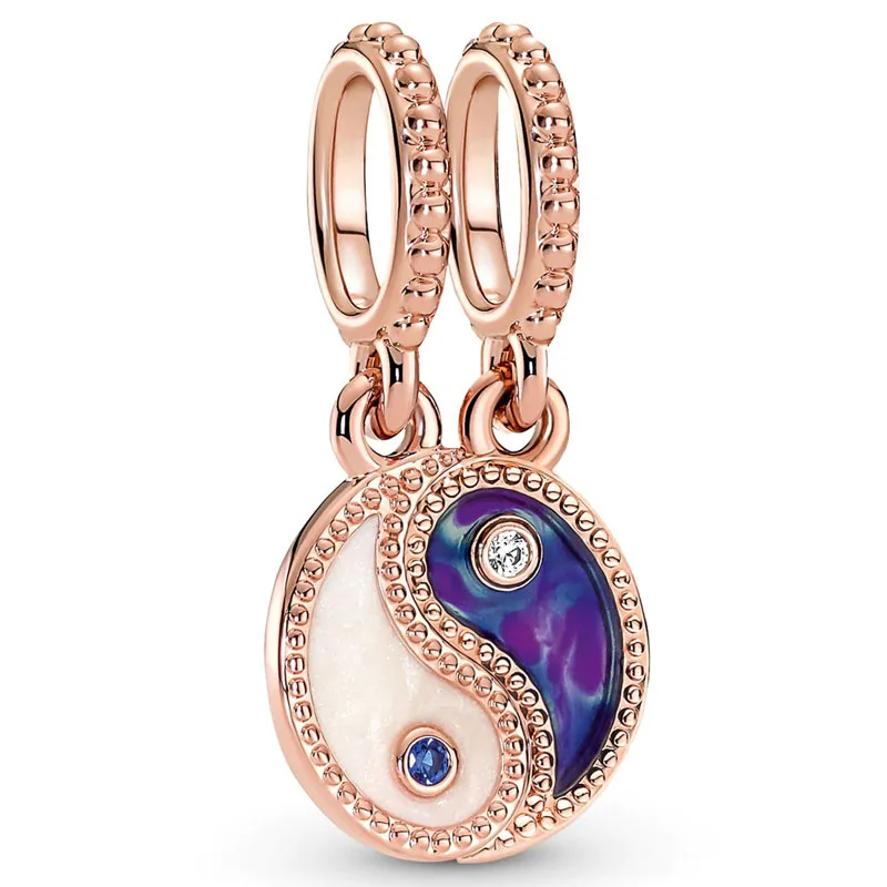 Original Rose Gold Sparkling Splittable Yin & Yang Pendant Bead Fit 925 Sterling Silver Bead Charm Bracelet Diy Europe Jewelry
Original Rose Gold Sparkling Splittable Yin & Yang Pendant Bead Fit 925 Sterling Silver Bead Charm Bracelet Diy Europe Jewelry
