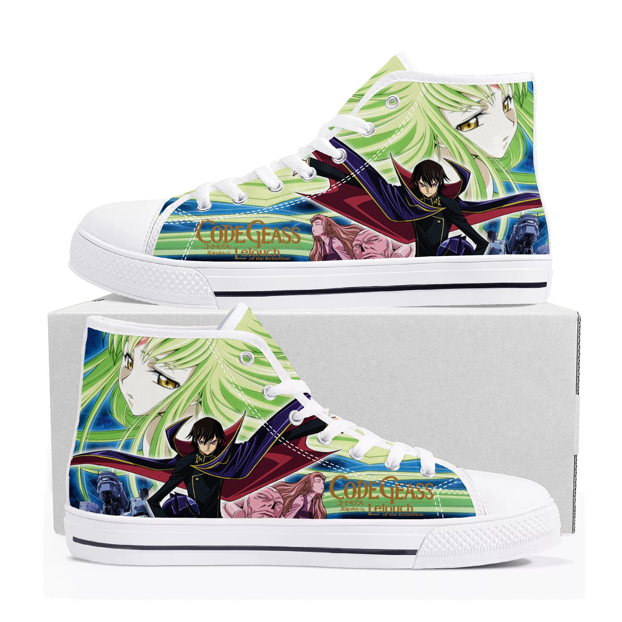 Hot Code Geass Anime High Top Sneakers High Quality Mens Womens Teenager Canvas Sneaker Casual Couple Shoes Custom White Shoe
Hot Code Geass Anime High Top Sneakers High Quality Mens Womens Teenager Canvas Sneaker Casual Couple Shoes Custom White Shoe