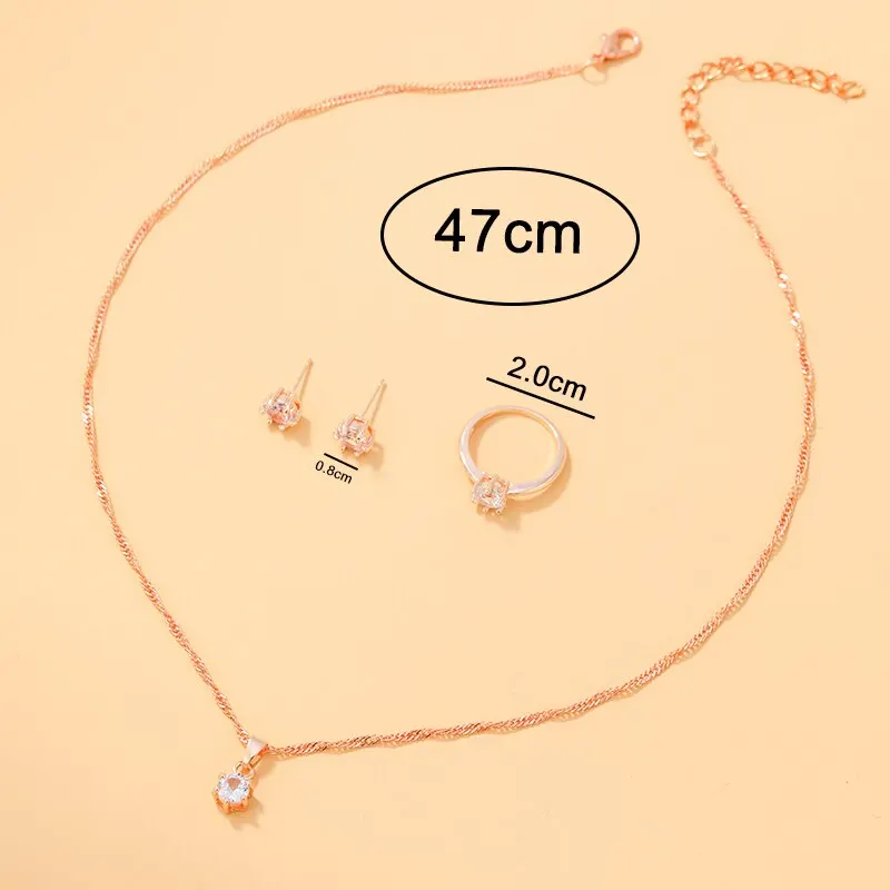 4PCS Set Gold-Color Simple Jewelry Set Of Ring Earrings And Pendant Necklace For Women Elegance Exquisite Jewelry Set 19 Mallzona S67ab2a36488f4fbdaa212d0d1104b4cfX 4PCS Set Gold-Color Simple Jewelry Set Of Ring Earrings And Pendant Necklace For Women Elegance Exquisite Jewelry Set Mallzona
