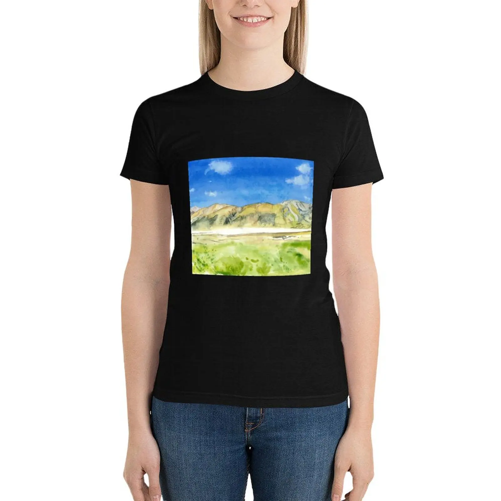 View of the Brabazon Range from Mount Sunday T-Shirt hippie clothes graphics lady clothes summer top womans clothing
View of the Brabazon Range from Mount Sunday T-Shirt hippie clothes graphics lady clothes summer top womans clothing