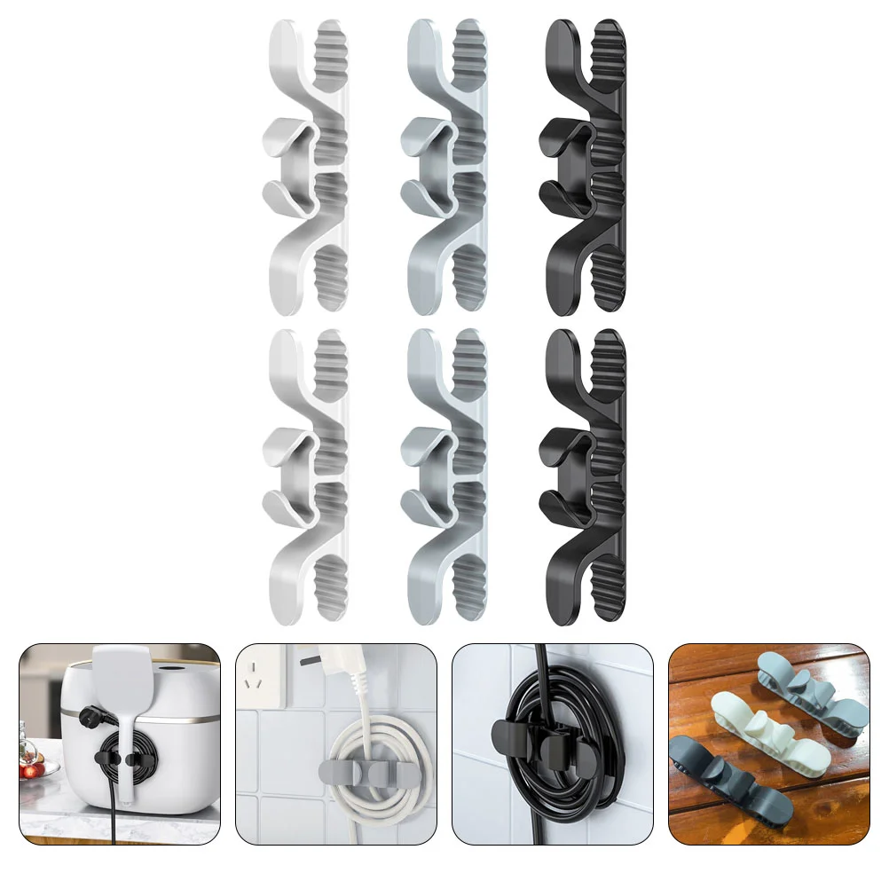 6 Pcs Kitchen Cord Winder Wire Fixer Clips Appliances Cable Organizer Holder for Electrical Tpr Silicone
6 Pcs Kitchen Cord Winder Wire Fixer Clips Appliances Cable Organizer Holder for Electrical Tpr Silicone