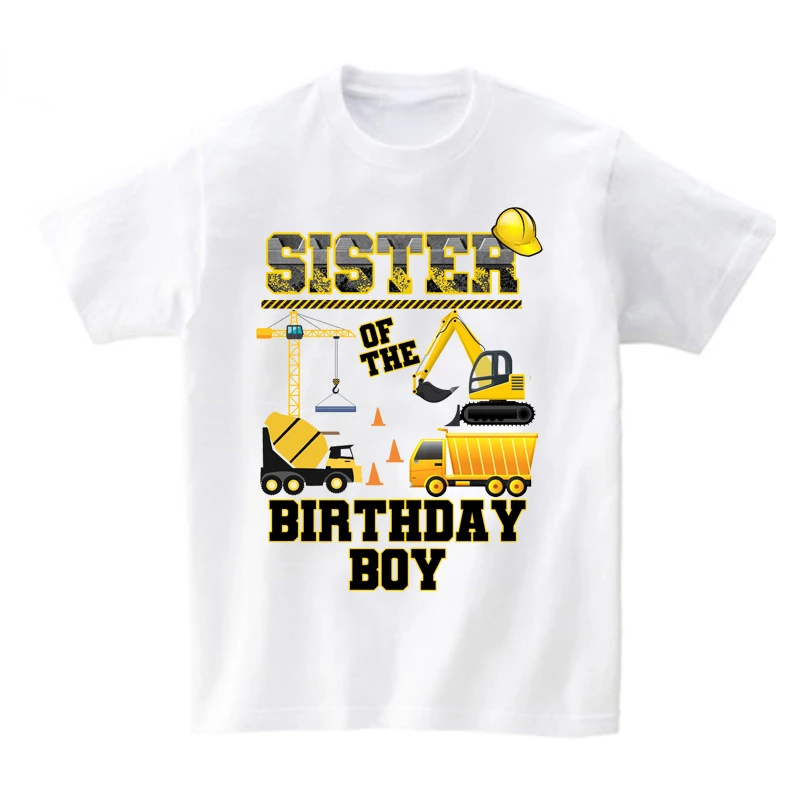 Machinery Truck Birthday T Shirt Family Matching Clothes Kids Boy Shirt Party Girls TShirt Clothing Children Outfit Custom Name Machinery Truck Birthday T Shirt Family Matching Clothes Kids Boy Shirt Party Girls TShirt Clothing Children Outfit Custom Name