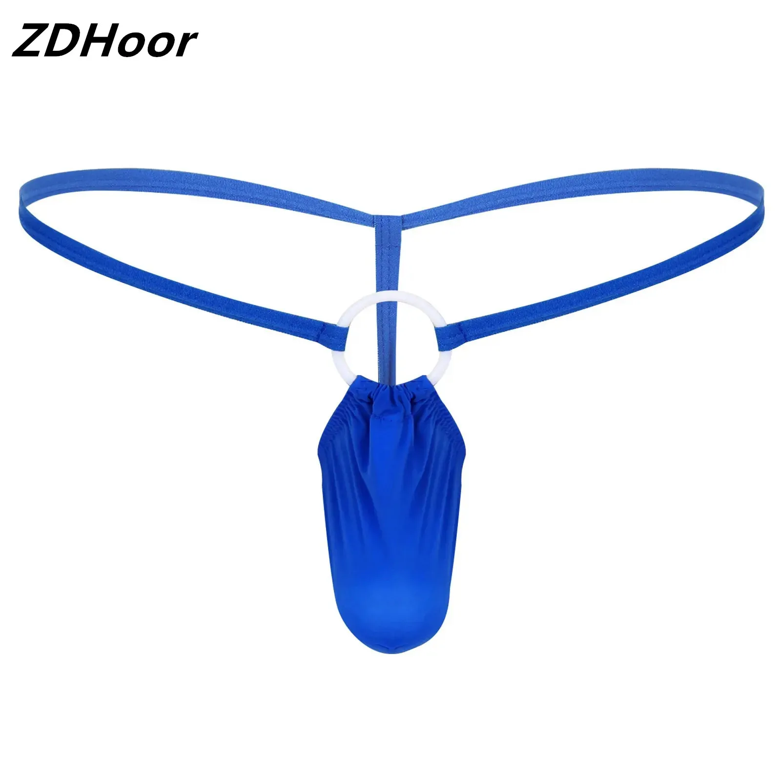 Mens Plastic O Ring Bulge Pouch G-string Low Rise T-back Elastic Waistband Thong Underwear Valentines Day Gift 
Mens Plastic O Ring Bulge Pouch G-string Low Rise T-back Elastic Waistband Thong Underwear Valentines Day Gift
