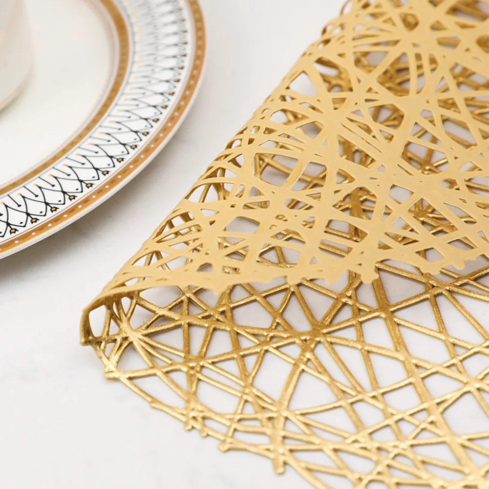 Placemats Hollow PVC Meal Mat Dining Table Heat Insulation Non-Slip Tableware Bowl Pads Kitchen Drink Cup Coasters Table Decor
Placemats Hollow PVC Meal Mat Dining Table Heat Insulation Non-Slip Tableware Bowl Pads Kitchen Drink Cup Coasters Table Decor