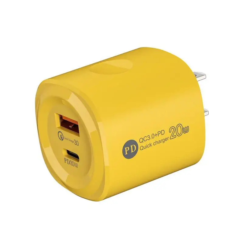 20W USB C GaN Charger Portable Type C Chargers Support Fireproof Adapter PD Quick Charging for Business Trip Travel Daily Use
20W USB C GaN Charger Portable Type C Chargers Support Fireproof Adapter PD Quick Charging for Business Trip Travel Daily Use