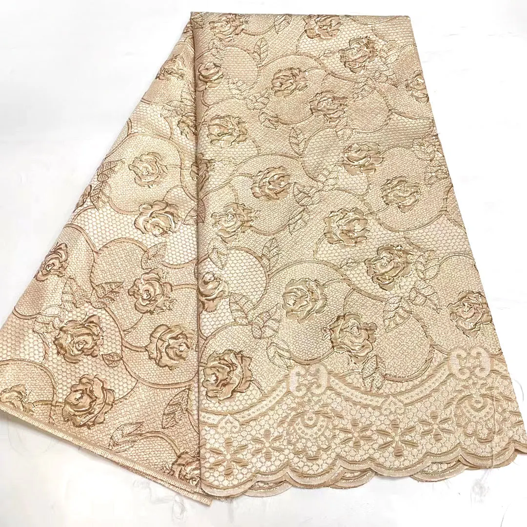 African Lace Fabric 2023 Satin Nigerian Brocade Gild Jacquard Lace Fabric for Sewing Women Wedding Party Dresses VMJ5568
African Lace Fabric 2023 Satin Nigerian Brocade Gild Jacquard Lace Fabric for Sewing Women Wedding Party Dresses VMJ5568