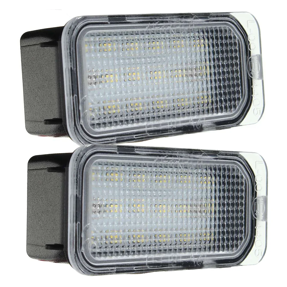 

2Pcs License Plate Light For Ford KUGA S MAX MONDEO MK4 MK5 MK2 FIESTA 2008-2019 FOCUS ABS Plastic 12V LED Number Signal Light