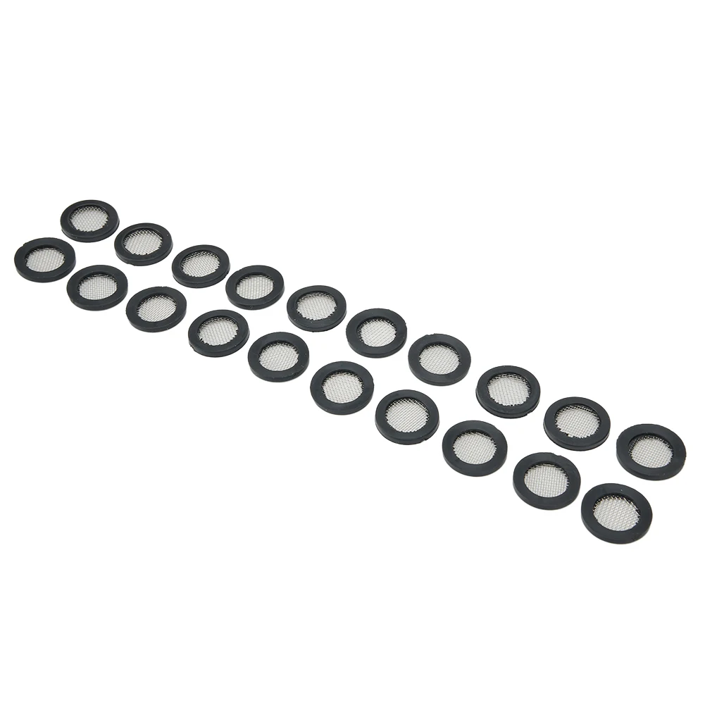 Hose Gasket Rubber Washer Stainless Steel O Ring Replacement Shower Head 20pcs 40 Mesh Accessories Black Durable
Hose Gasket Rubber Washer Stainless Steel O Ring Replacement Shower Head 20pcs 40 Mesh Accessories Black Durable
