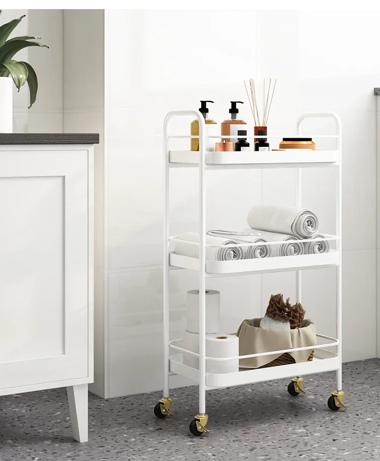 Nordic Multi-Layer Auxiliary Spa Table With Wheels S67b0437f95f444cfa100b12abe0d6b6a7