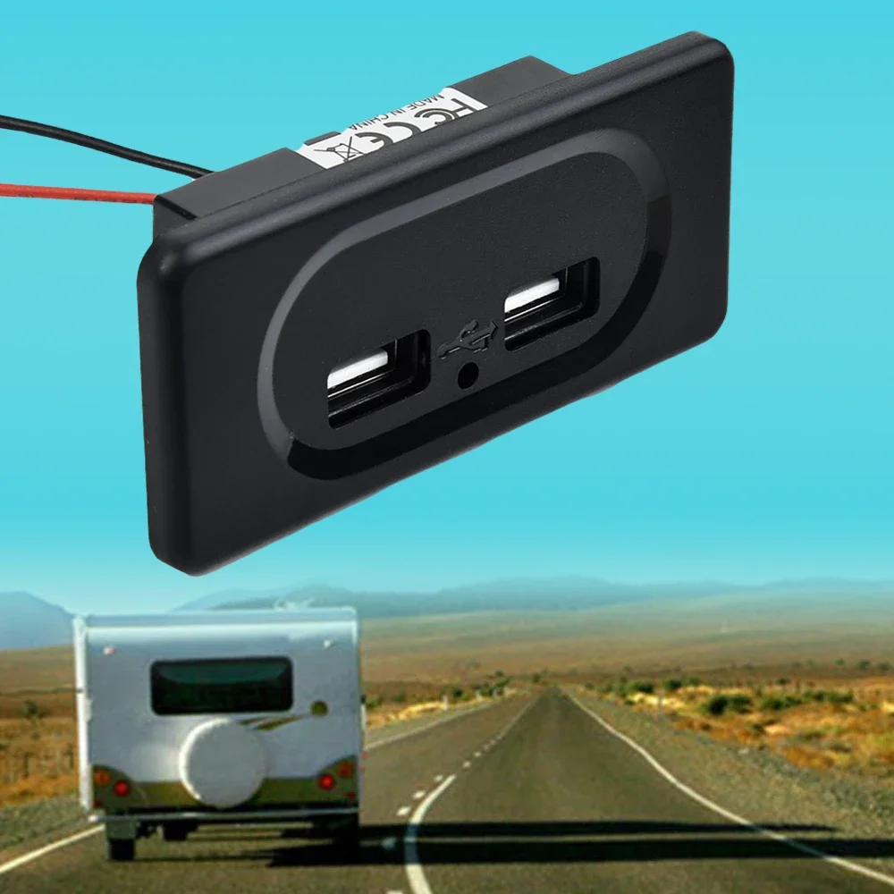 Dual USB Output: The Product Has Dual Output Interfaces, Which Can Charge Two Devices At The Same Time, Namely 2.1a / 4.8a Fast
Dual USB Output: The Product Has Dual Output Interfaces, Which Can Charge Two Devices At The Same Time, Namely 2.1a / 4.8a Fast