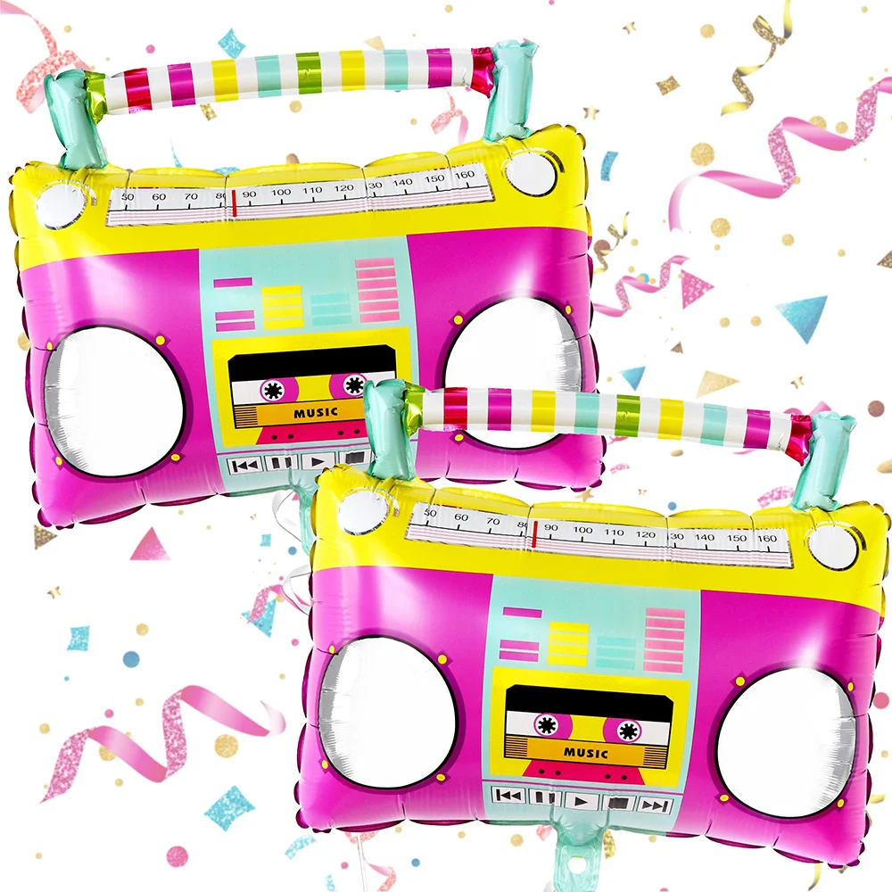 Boom box Balloon - 22 Inch for 80 90s Disco Birthday Baby Shower Wedding Party Decorations Radio Foil Balloons Kid Baby Toys
Boom box Balloon - 22 Inch for 80 90s Disco Birthday Baby Shower Wedding Party Decorations Radio Foil Balloons Kid Baby Toys