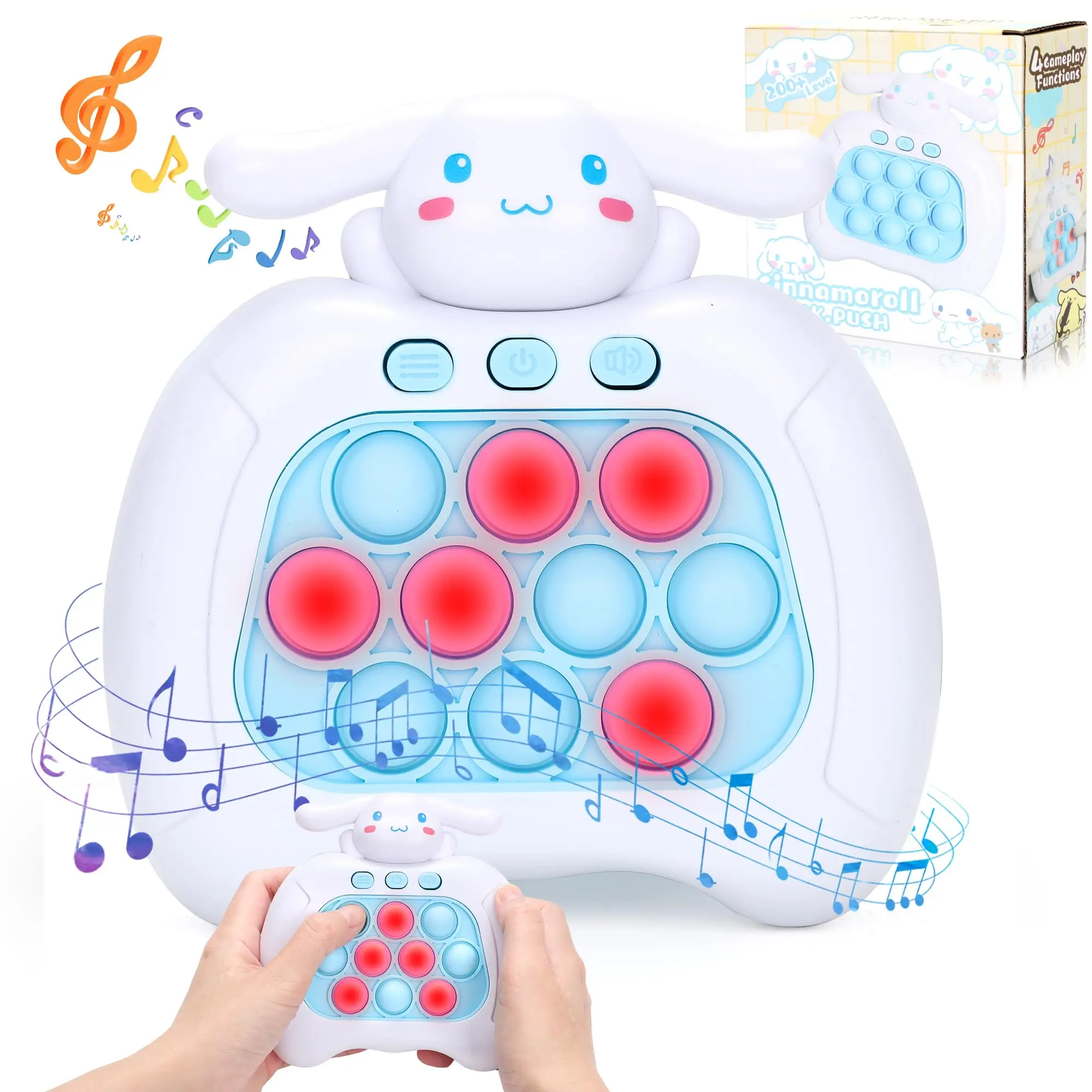 Sanrio Pop игрушки Cinnamoroll Hello Kitty Pachacco Ручные игры пузырьки светильник быстрое нажатие игра для снятия стресса подарки на день рождения
Sanrio Pop игрушки Cinnamoroll Hello Kitty Pachacco Ручные игры пузырьки светильник быстрое нажатие игра для снятия стресса подарки на день рождения