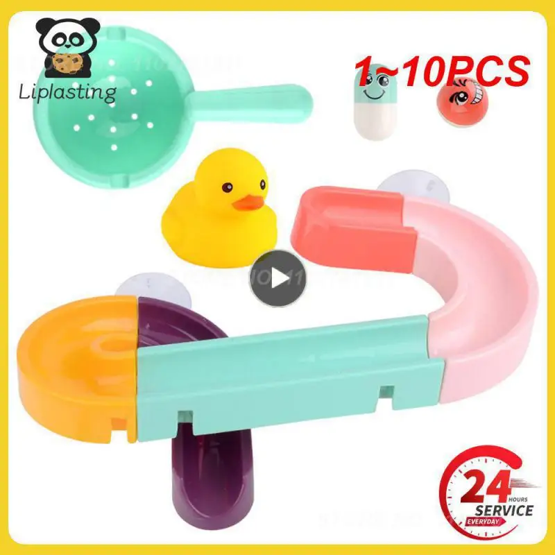 1~10PCS Baby Bath Toys Wall Suction Cup Marble Race Run Track Bathroom Assembled Track Slippery Bath Toy Set For Children
1~10PCS Baby Bath Toys Wall Suction Cup Marble Race Run Track Bathroom Assembled Track Slippery Bath Toy Set For Children