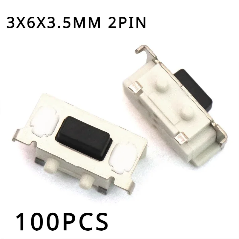 100PCS SMT 3X6X3.5MM 2PIN Tactile Tact Push Button Micro Switch G71 Momentary Hot Sale
100PCS SMT 3X6X3.5MM 2PIN Tactile Tact Push Button Micro Switch G71 Momentary Hot Sale