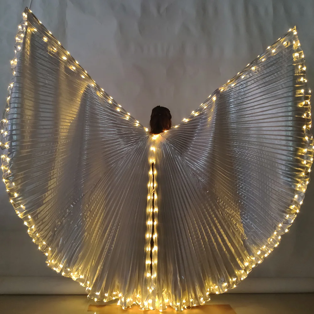 New LED Luminous Wing Watch Performance Props Bar Ballroom Singing Hall Fluorescent Dance Gold Wing Silver Split
New LED Luminous Wing Watch Performance Props Bar Ballroom Singing Hall Fluorescent Dance Gold Wing Silver Split