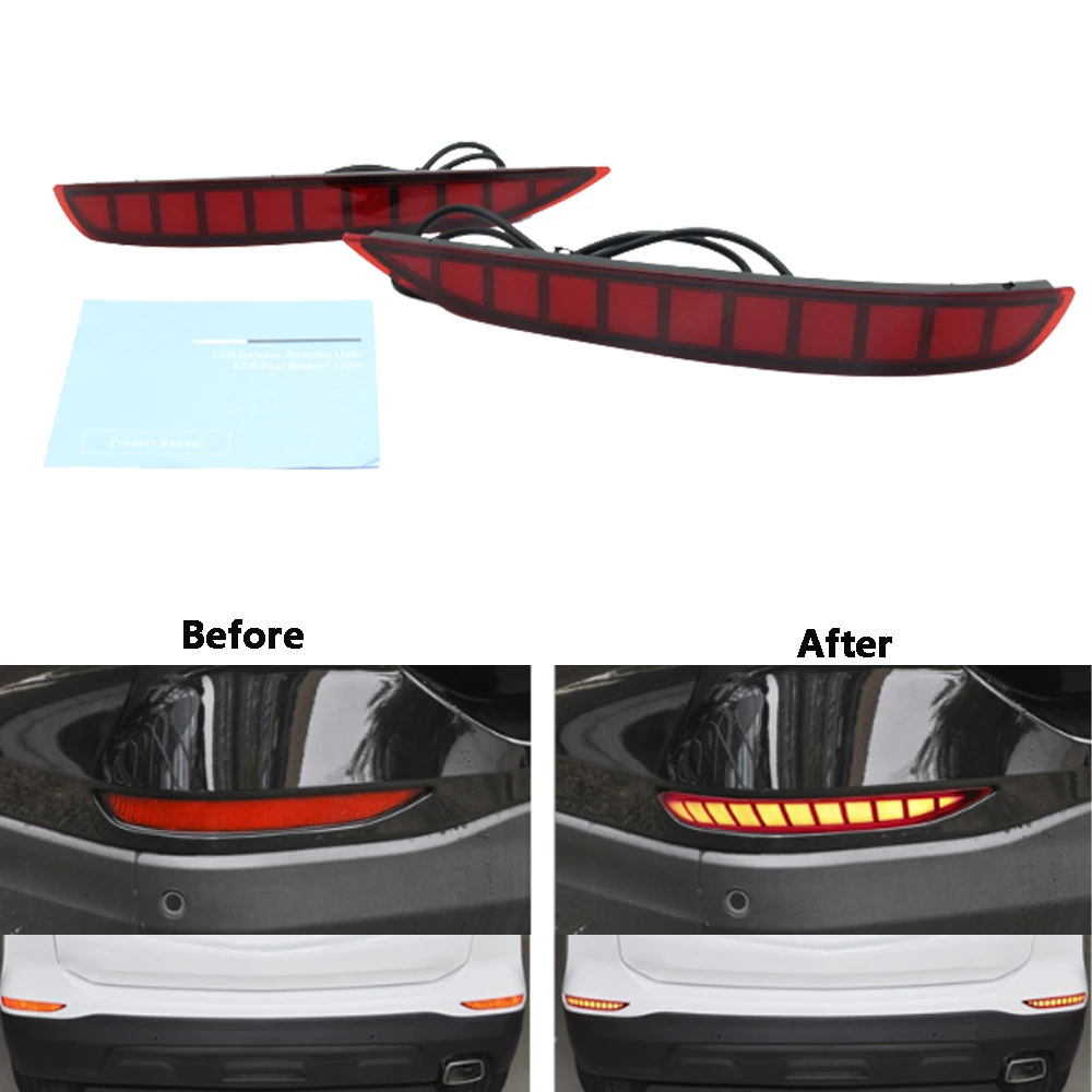 1 Set Car LED Rear Bumper Reflector Lights Car Accessories For Chevrolet Equinox 2017-2022 Turn Signal Led Lights For Vehicles
1 Set Car LED Rear Bumper Reflector Lights Car Accessories For Chevrolet Equinox 2017-2022 Turn Signal Led Lights For Vehicles
