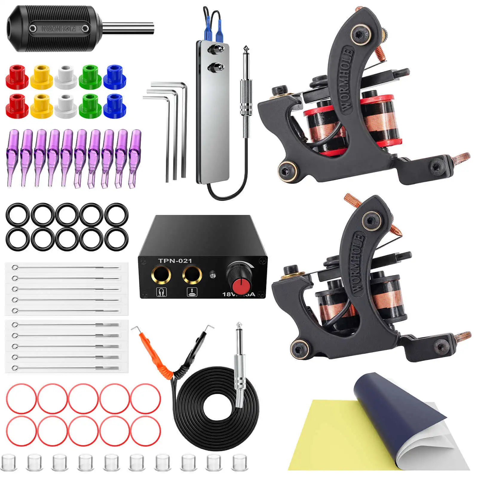 2022 New Beginner Wormhole Coil Machine Tattoo Teaching Kit Hook Line Foot Power Tattoo Set
2022 New Beginner Wormhole Coil Machine Tattoo Teaching Kit Hook Line Foot Power Tattoo Set