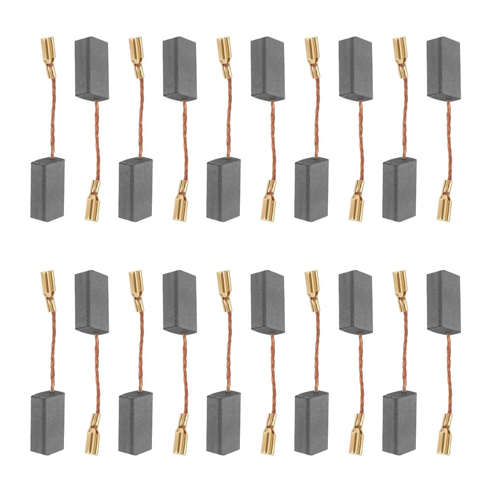 20pcs Carbon Brushes Repairing Part For Electric Motor 5x8x16mm Carbon And Metal Motor Carbon Brush Power Tool Parts
20pcs Carbon Brushes Repairing Part For Electric Motor 5x8x16mm Carbon And Metal Motor Carbon Brush Power Tool Parts