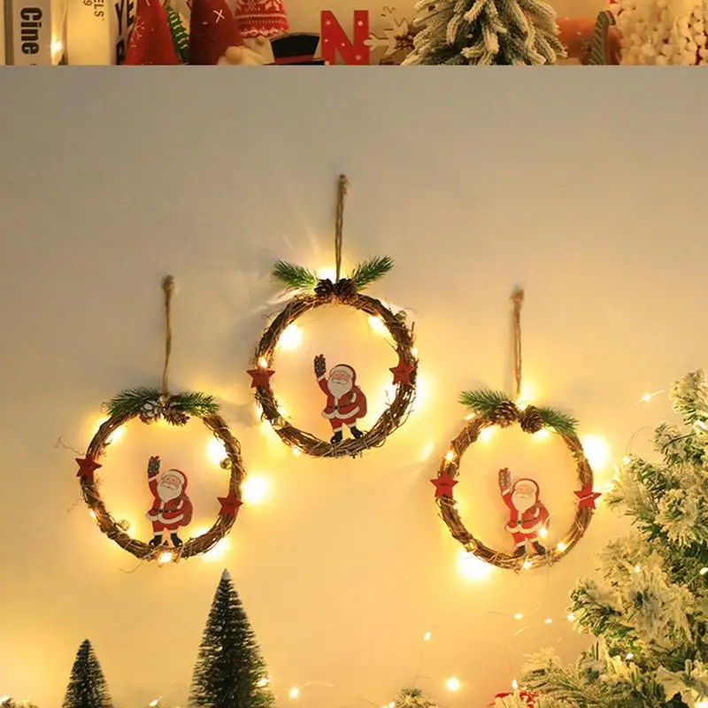 Christmas Wreath Christmas Reef Battery Powered Rattan Light Up Garland Christmas Hangable Lighted Waterproof Garland Wreath
Christmas Wreath Christmas Reef Battery Powered Rattan Light Up Garland Christmas Hangable Lighted Waterproof Garland Wreath