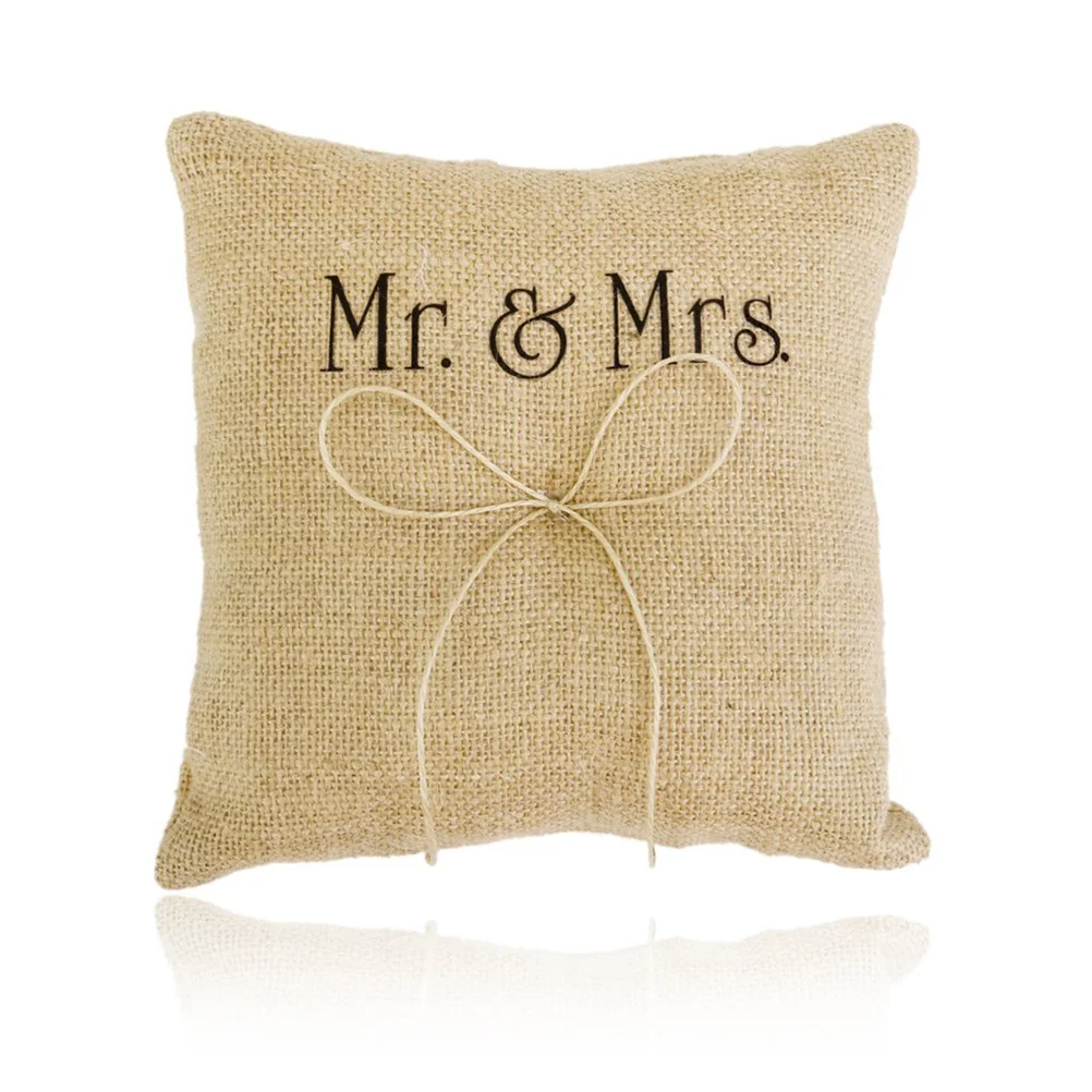 Romantic Bridal Wedding Ceremony Jute Pocket Ring Bearer Pillow Cushion Wedding Birthday Party Bathroom Decoration
Romantic Bridal Wedding Ceremony Jute Pocket Ring Bearer Pillow Cushion Wedding Birthday Party Bathroom Decoration