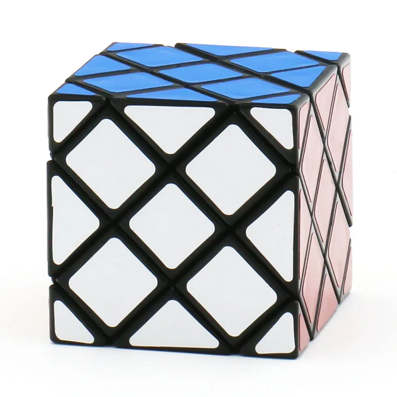 

LanLan Master Skewb Strange-Shape Magic Cube Twisty Puzzle Black White Ice Pink Body Limited Edition Children Toy Intelligence