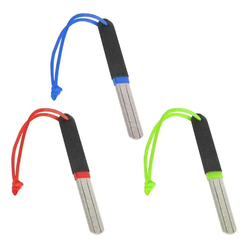 Fishing Hook Sharpener, Diamond File with Keychain Pocket Hook Sharpening Stone GXMF
Fishing Hook Sharpener, Diamond File with Keychain Pocket Hook Sharpening Stone GXMF