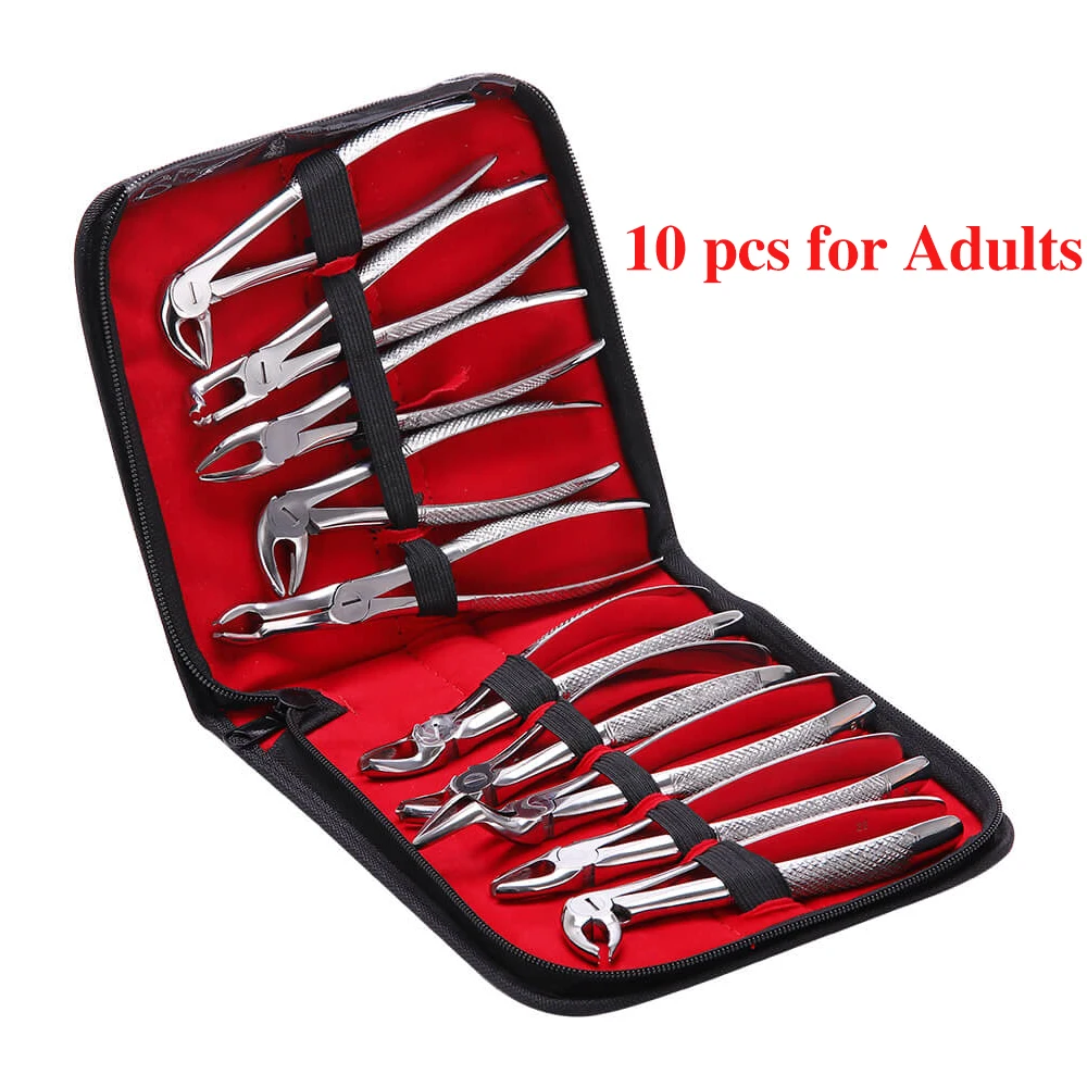 Dental Stainless Steel Extraction Plier Forceps Kit for Adult Children Dentistry Surgical Oral Tools
Dental Stainless Steel Extraction Plier Forceps Kit for Adult Children Dentistry Surgical Oral Tools