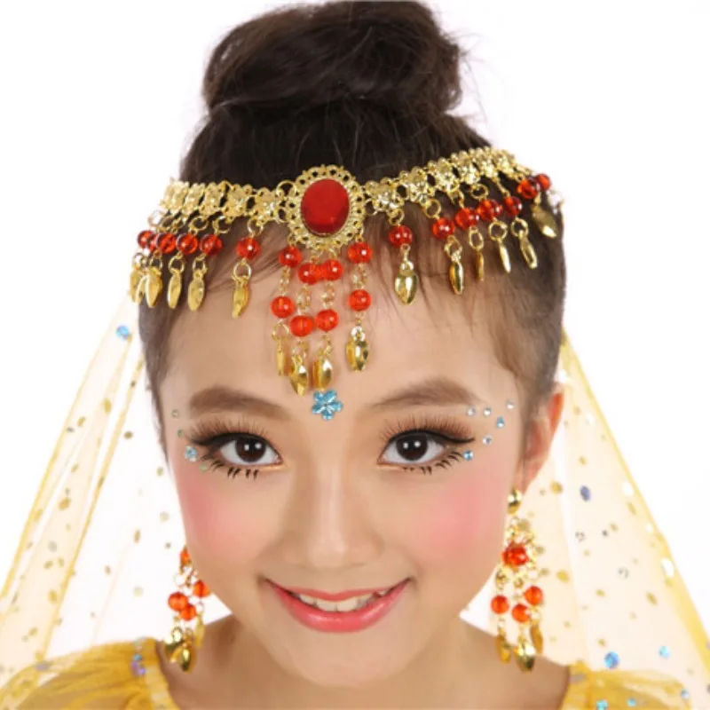 New Indian Dance Accessories Stage Performance Head Jewelry Single Diamond Pendant Belly Dance Necklace Gemstone Head Chain
New Indian Dance Accessories Stage Performance Head Jewelry Single Diamond Pendant Belly Dance Necklace Gemstone Head Chain