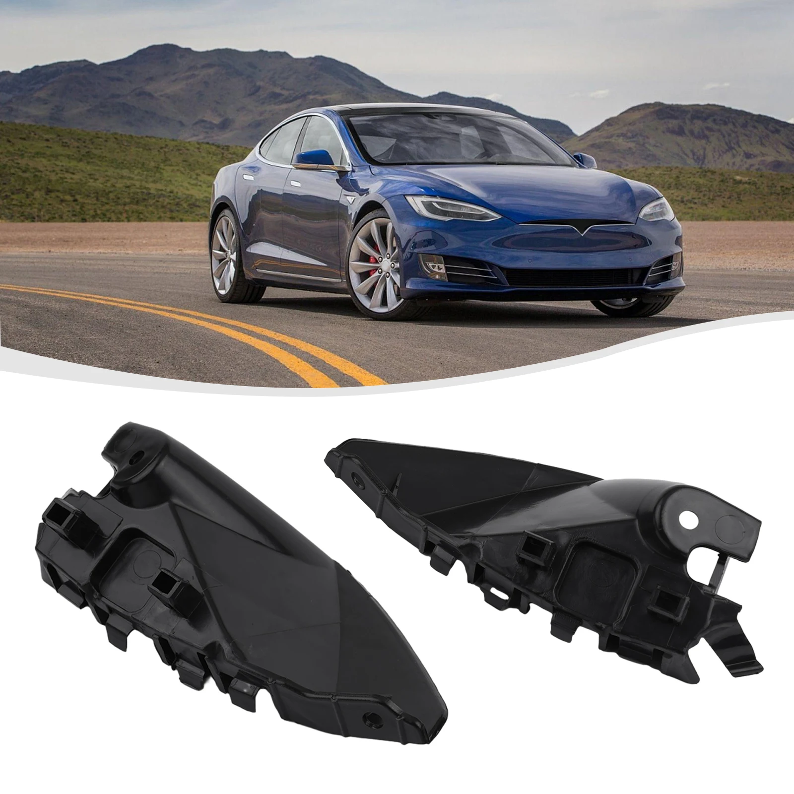 1pair Car Bumper Fend-er Bracket Front Left + Right For Tesla For Model S 2012-2021 #1095495-00-A 1095496-00-A
1pair Car Bumper Fend-er Bracket Front Left + Right For Tesla For Model S 2012-2021 #1095495-00-A 1095496-00-A
