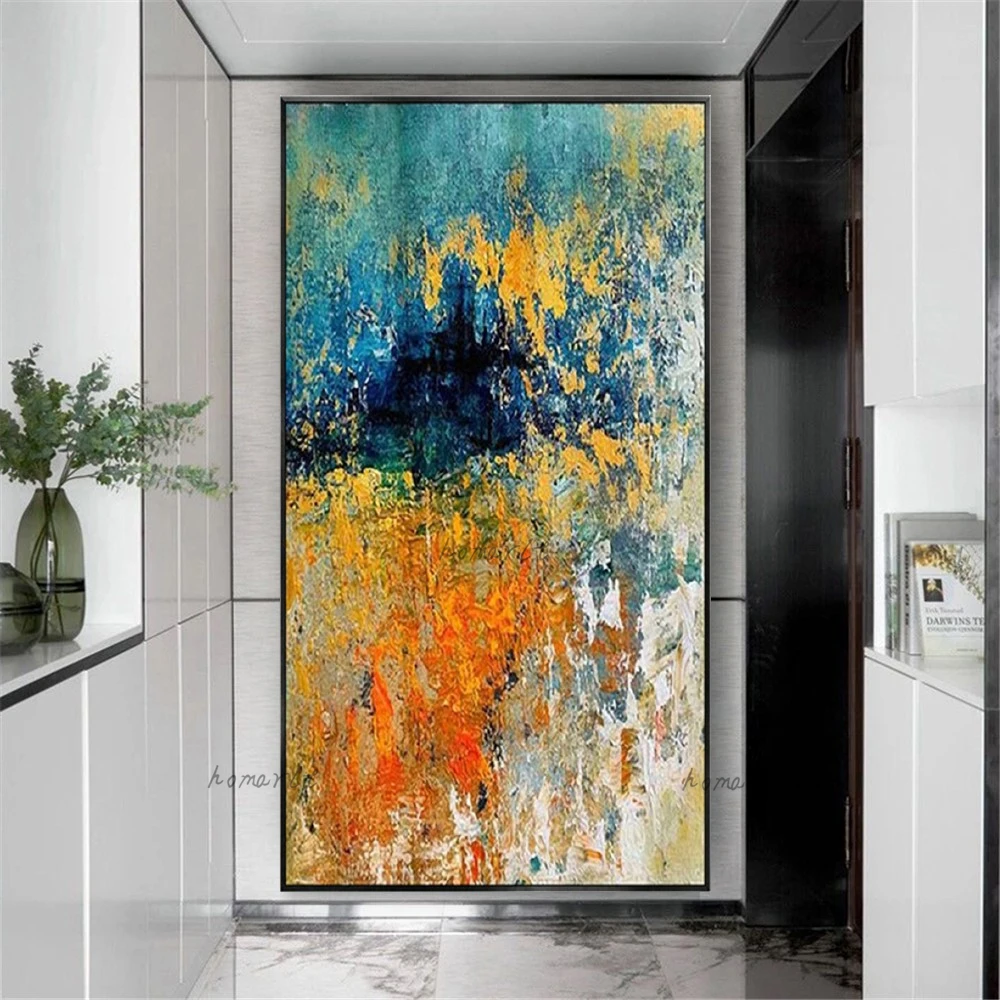 100% Handmade Blue Oil Painting On Canvas Large Size Abstract Wall Picture For Living Room Home Mural Original Poster Decor Art
100% Handmade Blue Oil Painting On Canvas Large Size Abstract Wall Picture For Living Room Home Mural Original Poster Decor Art