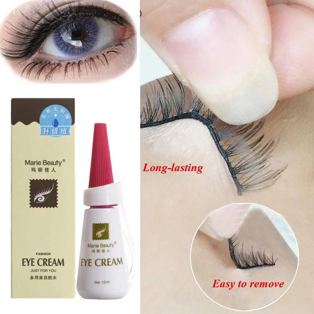 

12ml False Eyelashes Glue Clear-white/Dark-black Waterproof Eyelashes Tools Makeup False Lash Adhesive Eye Glue Cosmetics G3P5