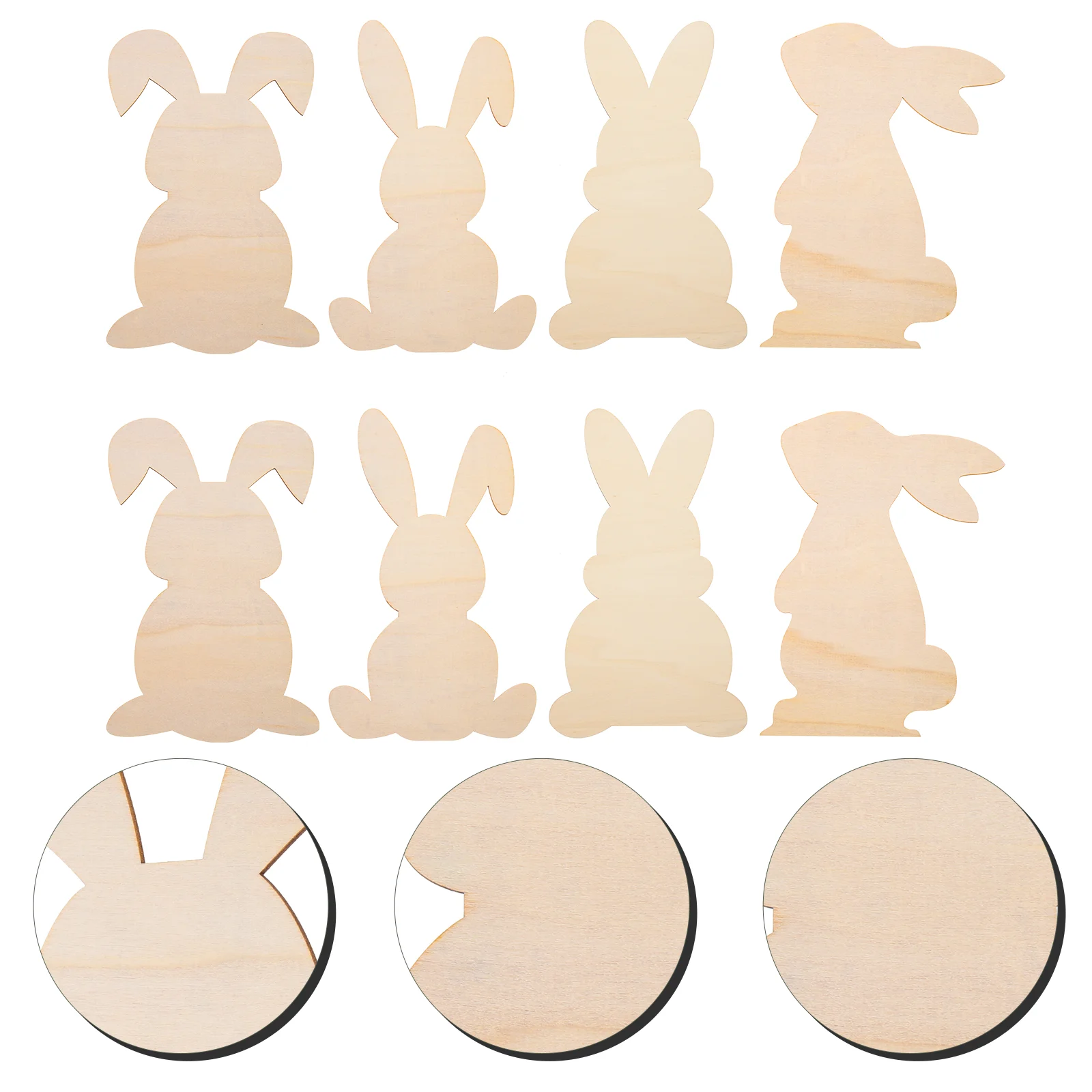 8/10pcs Easter Bunny Blank Wood Chips DIY Wooden Ornament Crafts Kids Toy Gift Happy Easter Party Home Desktop Decoration
8/10pcs Easter Bunny Blank Wood Chips DIY Wooden Ornament Crafts Kids Toy Gift Happy Easter Party Home Desktop Decoration