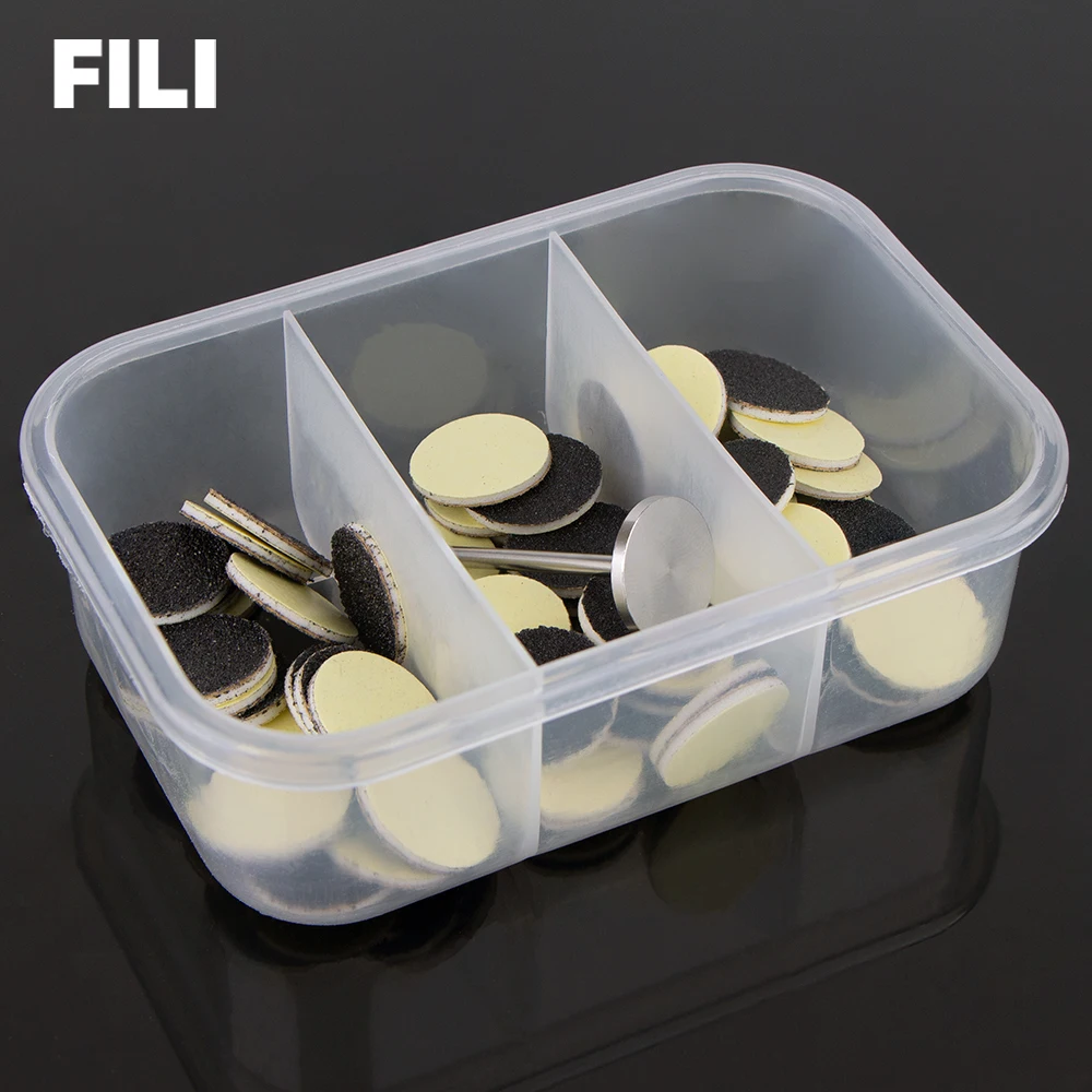 FILI Foot Callus Cuticle Hard Skin Grinding Remover 15mm Replaceable Sandpaper with Stainless Steel Disc Pad Kit Pedicure Tool
FILI Foot Callus Cuticle Hard Skin Grinding Remover 15mm Replaceable Sandpaper with Stainless Steel Disc Pad Kit Pedicure Tool