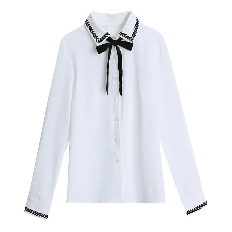 2023 New Korean Female Student Shirt Fashion Trend Spring And Autumn Women'S Loose Chiffon Long Sleeve Bowknot
2023 New Korean Female Student Shirt Fashion Trend Spring And Autumn Women'S Loose Chiffon Long Sleeve Bowknot
