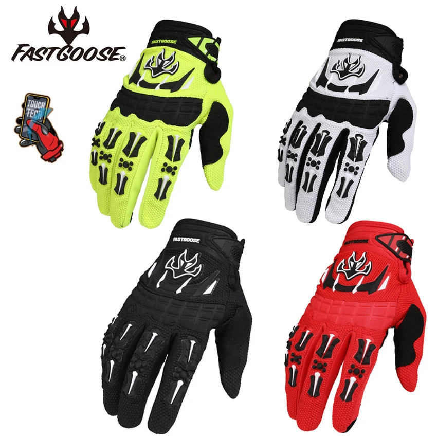 

FASTGOOSE Motocross MX Gloves Downhill Mountain Bike DH MTB Motorbike Racing Glove Summer Mens Woman Off-road Luvas S-XL