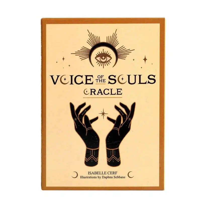 

Voice of the Souls Oracle Card Deck 44 Cards Fate Divination Deck Tarot Fortune Telling Oracle Cards Family Party Board Game