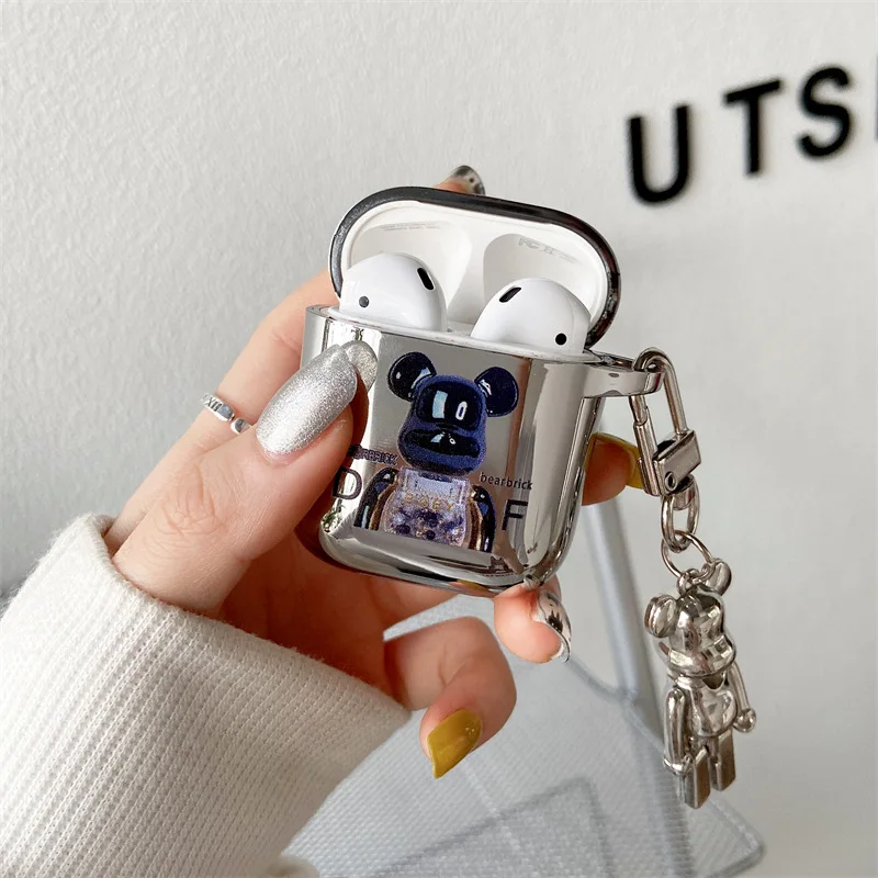 Fashion Black Bear Electroplated Case for AirPods Pro2 Airpod Pro 1 2 3 Bluetooth Earbuds Protective Earphone Case Cover
Fashion Black Bear Electroplated Case for AirPods Pro2 Airpod Pro 1 2 3 Bluetooth Earbuds Protective Earphone Case Cover