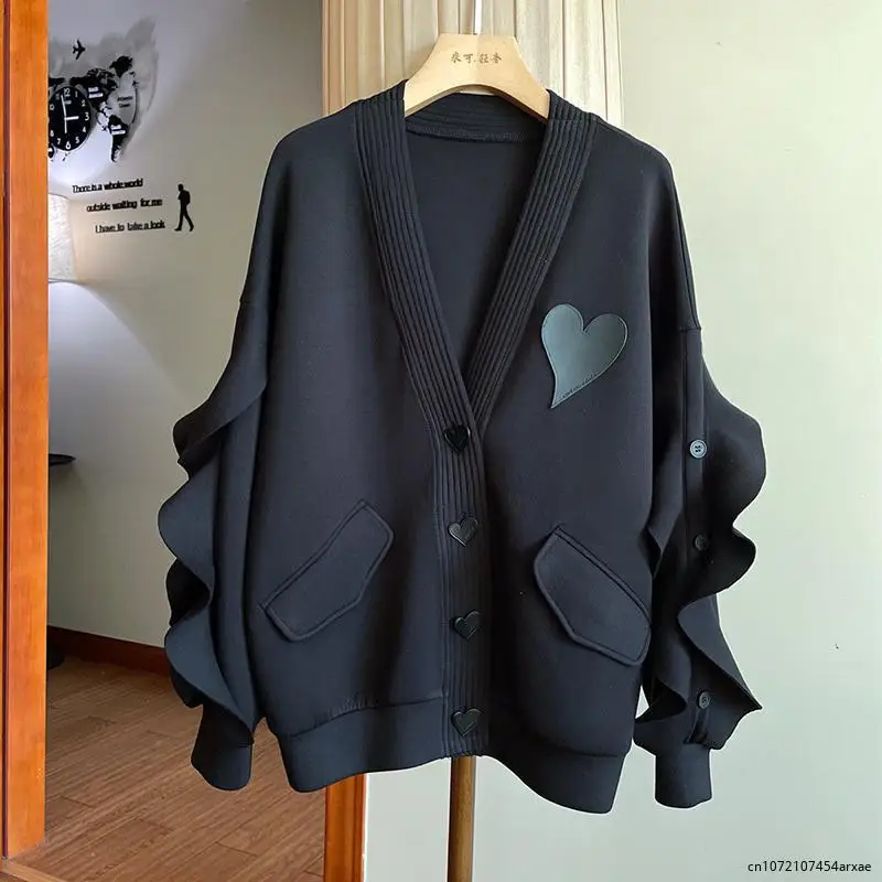 Relaxed Casual Love Space Cotton Ruffled Bat Sleeve Slim Coat jackets for women clothes winter clothes women
Relaxed Casual Love Space Cotton Ruffled Bat Sleeve Slim Coat jackets for women clothes winter clothes women