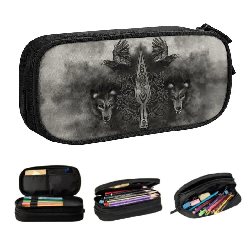 Gungnir Spear Of Odin Korean Pencil Cases Boys Gilrs Large Storage Vikings Pencil Pouch Students Stationery
Gungnir Spear Of Odin Korean Pencil Cases Boys Gilrs Large Storage Vikings Pencil Pouch Students Stationery