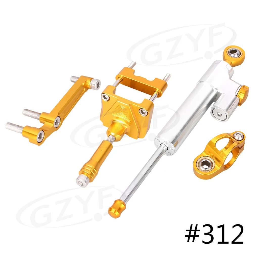 CNC Aluminum Steering Damper Stabilizer Safety Control w/ Mounting Bracket for Kawasaki EX250 2008 2009 2010 2011 2012
CNC Aluminum Steering Damper Stabilizer Safety Control w/ Mounting Bracket for Kawasaki EX250 2008 2009 2010 2011 2012