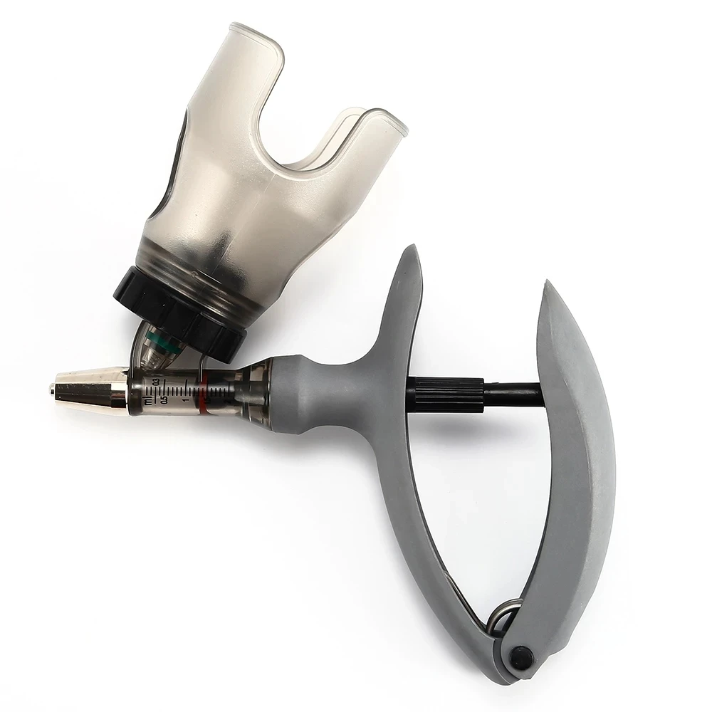 Automatic Veterinary Continuous Syringe Animal Injection Adjustable Vaccine Syringe for Livestock Bird Cattle Sheep Drug Feeder
Automatic Veterinary Continuous Syringe Animal Injection Adjustable Vaccine Syringe for Livestock Bird Cattle Sheep Drug Feeder