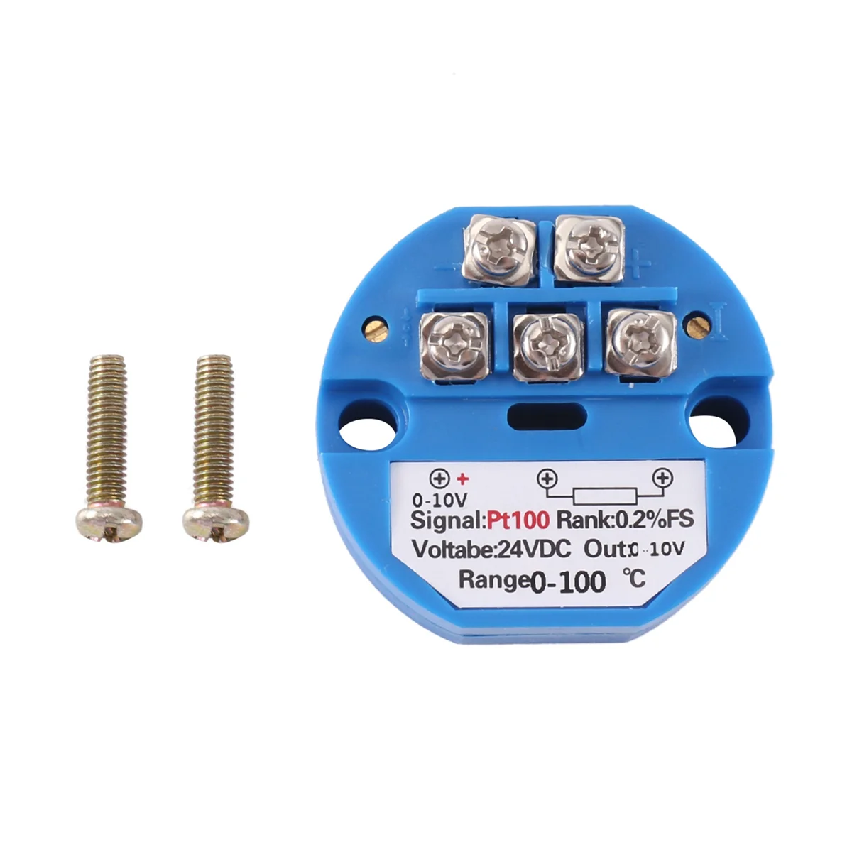 PT100 Type to 0-10V 0-100 Degree RTD Input 0-10 a Output DC24V Thermal Resistance Temperature Transmitter
PT100 Type to 0-10V 0-100 Degree RTD Input 0-10 a Output DC24V Thermal Resistance Temperature Transmitter