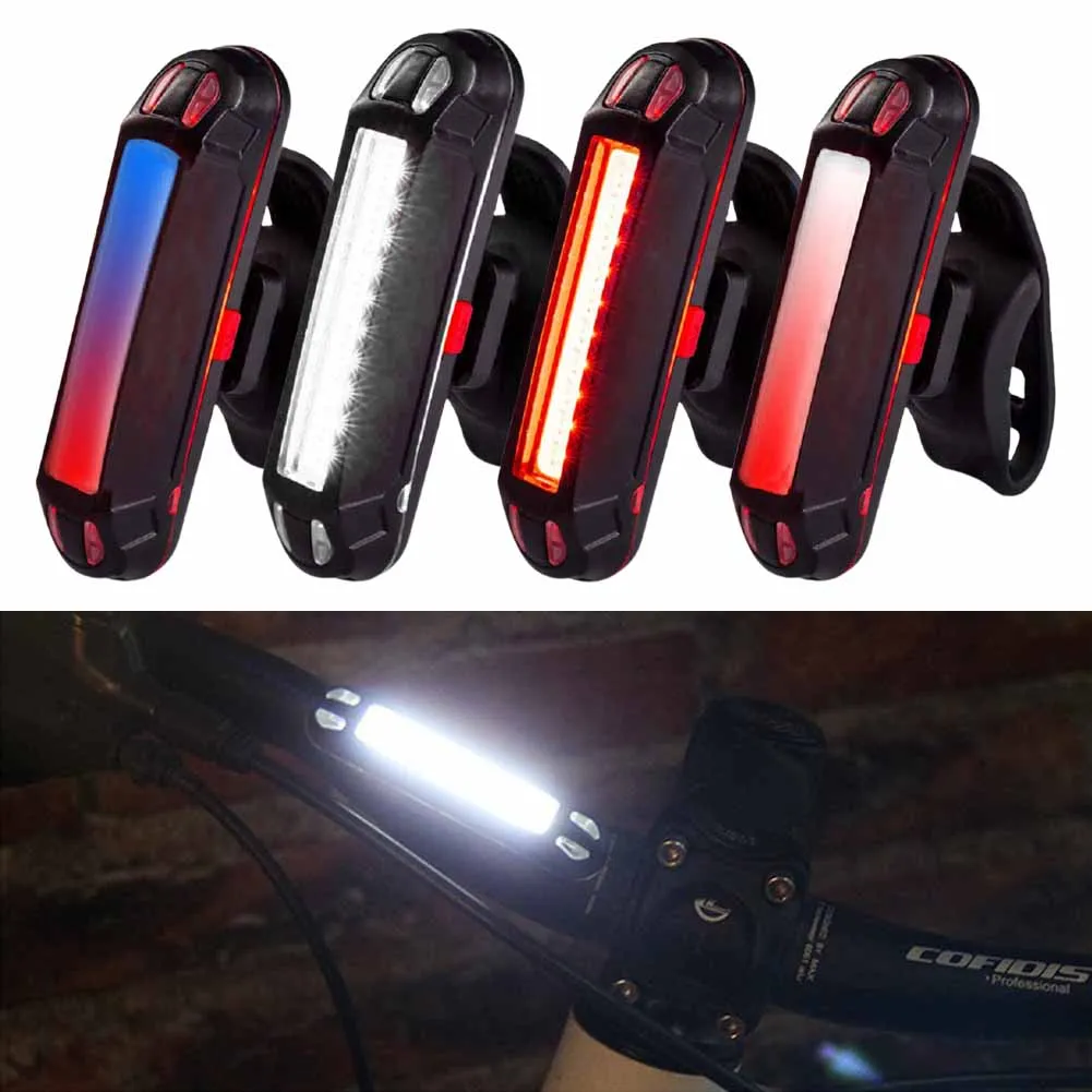 Bicycle Rear Light USB Rechargeable LED Safety Warn Ing Lamp 500mAh Waterproof Cycling Taillight For 22-31.8mm/ 0.86-1.25"
Bicycle Rear Light USB Rechargeable LED Safety Warn Ing Lamp 500mAh Waterproof Cycling Taillight For 22-31.8mm/ 0.86-1.25"