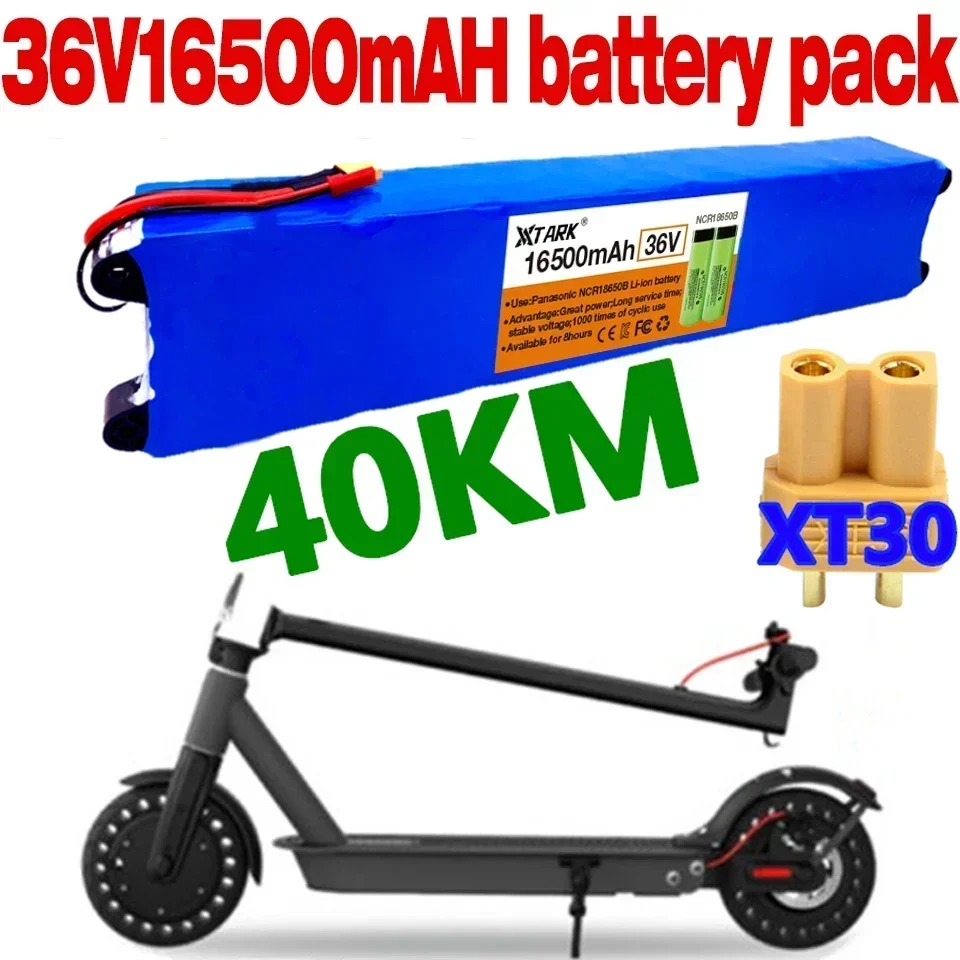 

36V 10S3P 16.5Ah 100W Li-ion battery for Xiaomi mijia m365 pro electric bike scooter with 20A BMS