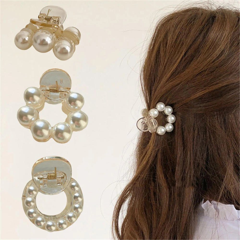 Sweet Mini Round Pearl Hair Clips for Women Girls Hair Claw Chic Barrettes Claw Crab Hairpins Styling Fashion Hair Accessories
Sweet Mini Round Pearl Hair Clips for Women Girls Hair Claw Chic Barrettes Claw Crab Hairpins Styling Fashion Hair Accessories