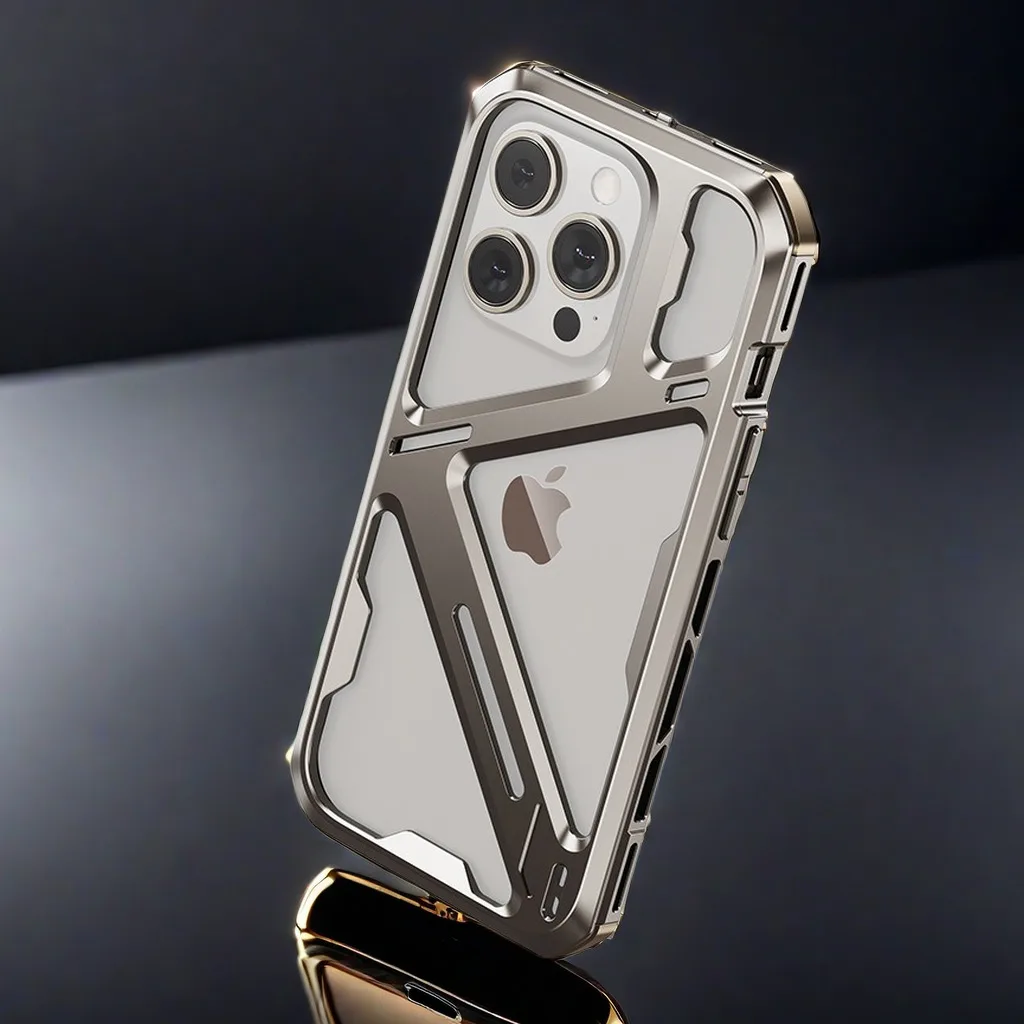 Чехол из титанового сплава для iPhone 15 14 ProMax, металлический гальванический матовый противоударный защитный чехол с отверстием для отвода тепла
Чехол из титанового сплава для iPhone 15 14 ProMax, металлический гальванический матовый противоударный защитный чехол с отверстием для отвода тепла